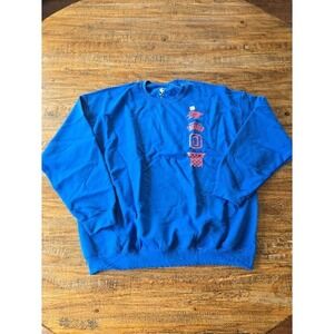Junk Food NBA Oklahoma City Thunder Royal Blue Adult Pullover Fleece Size 2XL